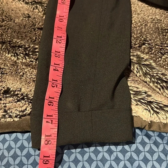 Alice +  Olivia Black Ruffle Jacket Blazer, Size Small - Picture 13 of 17